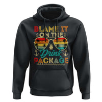 Funny Cruise Hoodie Blame it on The Cruise Package Cruising Matching - Wonder Print Shop