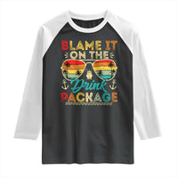 Funny Cruise Raglan Shirt Blame it on The Cruise Package Cruising Matching - Wonder Print Shop