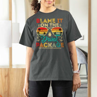 Funny Cruise T Shirt For Women Blame it on The Cruise Package Cruising Matching - Wonder Print Shop