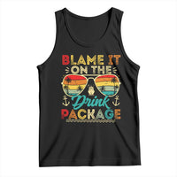 Funny Cruise Tank Top Blame it on The Cruise Package Cruising Matching - Wonder Print Shop