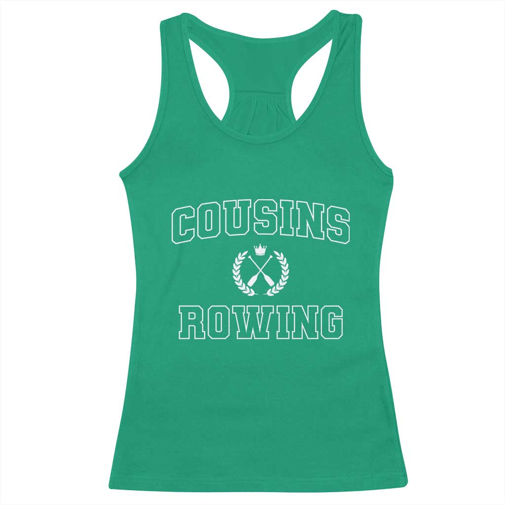 Cousins Rowing Racerback Tank Top Summer Romance Beach Vibes - Wonder Print Shop