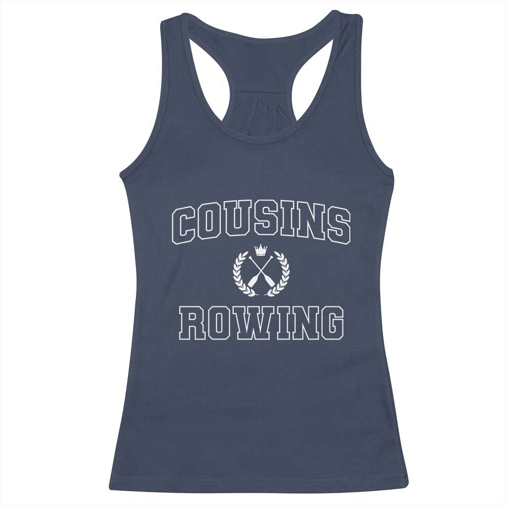 Cousins Rowing Racerback Tank Top Summer Romance Beach Vibes - Wonder Print Shop