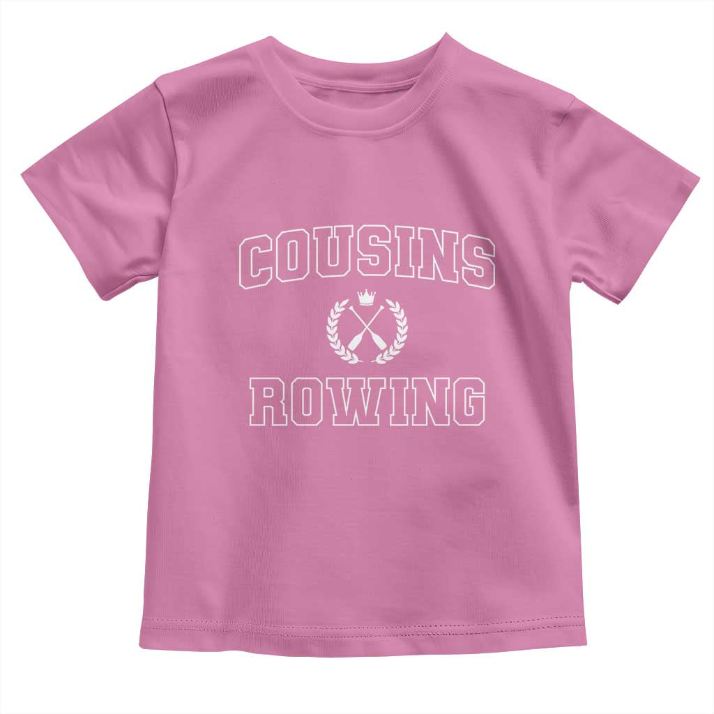 Cousins Rowing Toddler T Shirt Summer Romance Beach Vibes - Wonder Print Shop