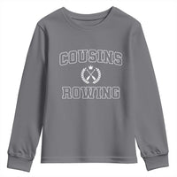Cousins Rowing Youth Sweatshirt Summer Romance Beach Vibes - Wonder Print Shop