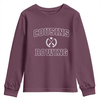 Cousins Rowing Youth Sweatshirt Summer Romance Beach Vibes - Wonder Print Shop
