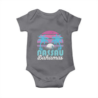 Vintage Nassau Baby Onesie Tropical Island Palm Trees Beach Bahamas Vacation - Wonder Print Shop