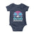 Vintage Nassau Baby Onesie Tropical Island Palm Trees Beach Bahamas Vacation - Wonder Print Shop