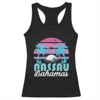 Vintage Nassau Racerback Tank Top Tropical Island Palm Trees Beach Bahamas Vacation - Wonder Print Shop