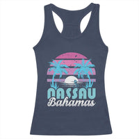Vintage Nassau Racerback Tank Top Tropical Island Palm Trees Beach Bahamas Vacation - Wonder Print Shop