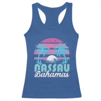Vintage Nassau Racerback Tank Top Tropical Island Palm Trees Beach Bahamas Vacation - Wonder Print Shop