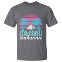 Vintage Nassau T Shirt Tropical Island Palm Trees Beach Bahamas Vacation - Wonder Print Shop