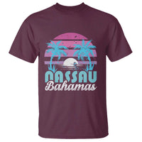 Vintage Nassau T Shirt Tropical Island Palm Trees Beach Bahamas Vacation - Wonder Print Shop