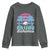 Vintage Nassau Youth Sweatshirt Tropical Island Palm Trees Beach Bahamas Vacation - Wonder Print Shop