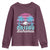 Vintage Nassau Youth Sweatshirt Tropical Island Palm Trees Beach Bahamas Vacation - Wonder Print Shop