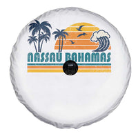 Vintage Nassau Spare Tire Cover Bahamas Vacation Beach Summer Retro Sunset - Wonder Print Shop