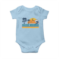 Vintage Nassau Baby Onesie Bahamas Vacation Beach Summer Retro Sunset - Wonder Print Shop