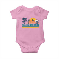 Vintage Nassau Baby Onesie Bahamas Vacation Beach Summer Retro Sunset - Wonder Print Shop