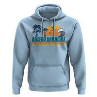 Vintage Nassau Hoodie Bahamas Vacation Beach Summer Retro Sunset - Wonder Print Shop