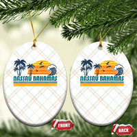 Vintage Nassau Ceramic Ornament Bahamas Vacation Beach Summer Retro Sunset - Wonder Print Shop