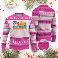 Vintage Nassau Ugly Christmas Sweater Bahamas Vacation Beach Summer Retro Sunset - Wonder Print Shop
