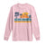 Vintage Nassau Long Sleeve Shirt Bahamas Vacation Beach Summer Retro Sunset - Wonder Print Shop
