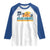 Vintage Nassau Raglan Shirt Bahamas Vacation Beach Summer Retro Sunset - Wonder Print Shop