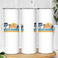 Vintage Nassau Skinny Tumbler Bahamas Vacation Beach Summer Retro Sunset - Wonder Print Shop