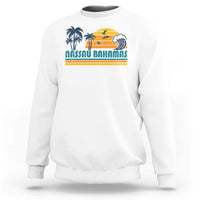 Vintage Nassau Sweatshirt Bahamas Vacation Beach Summer Retro Sunset - Wonder Print Shop