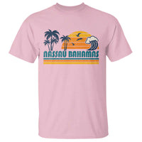 Vintage Nassau T Shirt Bahamas Vacation Beach Summer Retro Sunset - Wonder Print Shop