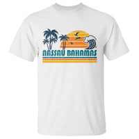 Vintage Nassau T Shirt Bahamas Vacation Beach Summer Retro Sunset - Wonder Print Shop