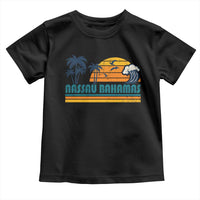 Vintage Nassau Toddler T Shirt Bahamas Vacation Beach Summer Retro Sunset - Wonder Print Shop
