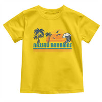 Vintage Nassau Toddler T Shirt Bahamas Vacation Beach Summer Retro Sunset - Wonder Print Shop