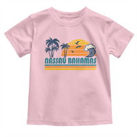 Vintage Nassau Toddler T Shirt Bahamas Vacation Beach Summer Retro Sunset - Wonder Print Shop