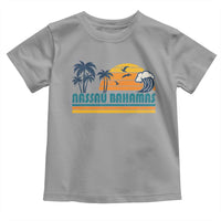 Vintage Nassau Toddler T Shirt Bahamas Vacation Beach Summer Retro Sunset - Wonder Print Shop