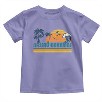 Vintage Nassau Toddler T Shirt Bahamas Vacation Beach Summer Retro Sunset - Wonder Print Shop