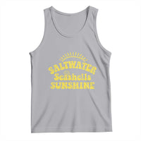 Saltwater Seashells Sunshine Tank Top Beach Summer Vacation Vintage 70's Retro - Wonder Print Shop