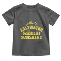 Saltwater Seashells Sunshine Toddler T Shirt Beach Summer Vacation Vintage 70's Retro - Wonder Print Shop
