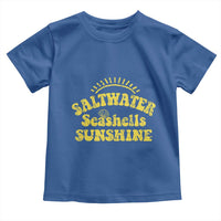 Saltwater Seashells Sunshine Toddler T Shirt Beach Summer Vacation Vintage 70's Retro - Wonder Print Shop