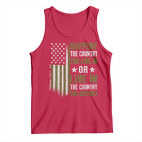 Social Justice Tank Top Support The Country You Live In American Flag - Wonder Print Shop
