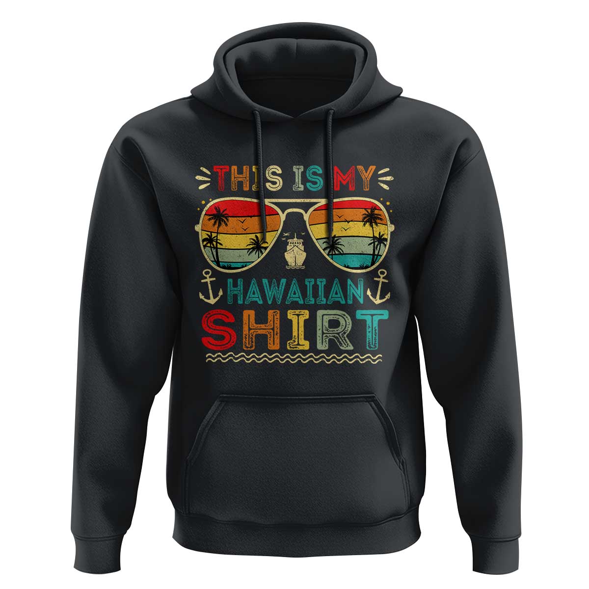 This Is My Hawaiian Hoodie Tropical Luau Costume Party Hawaii - Wonder Print Shop