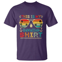 This Is My Hawaiian T Shirt Tropical Luau Costume Party Hawaii - Wonder Print Shop