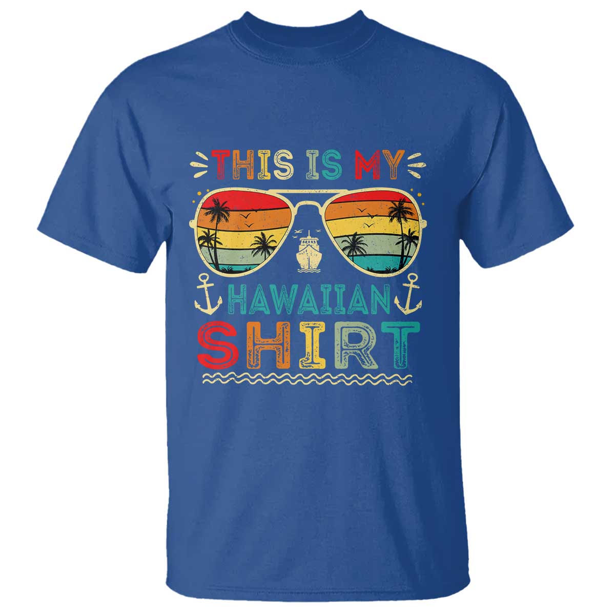 This Is My Hawaiian T Shirt Tropical Luau Costume Party Hawaii - Wonder Print Shop