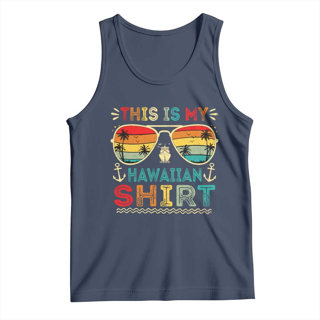 This Is My Hawaiian Tank Top Tropical Luau Costume Party Hawaii - Wonder Print Shop