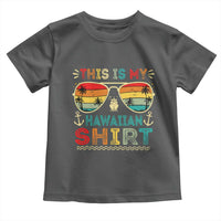 This Is My Hawaiian Toddler T Shirt Tropical Luau Costume Party Hawaii - Wonder Print Shop