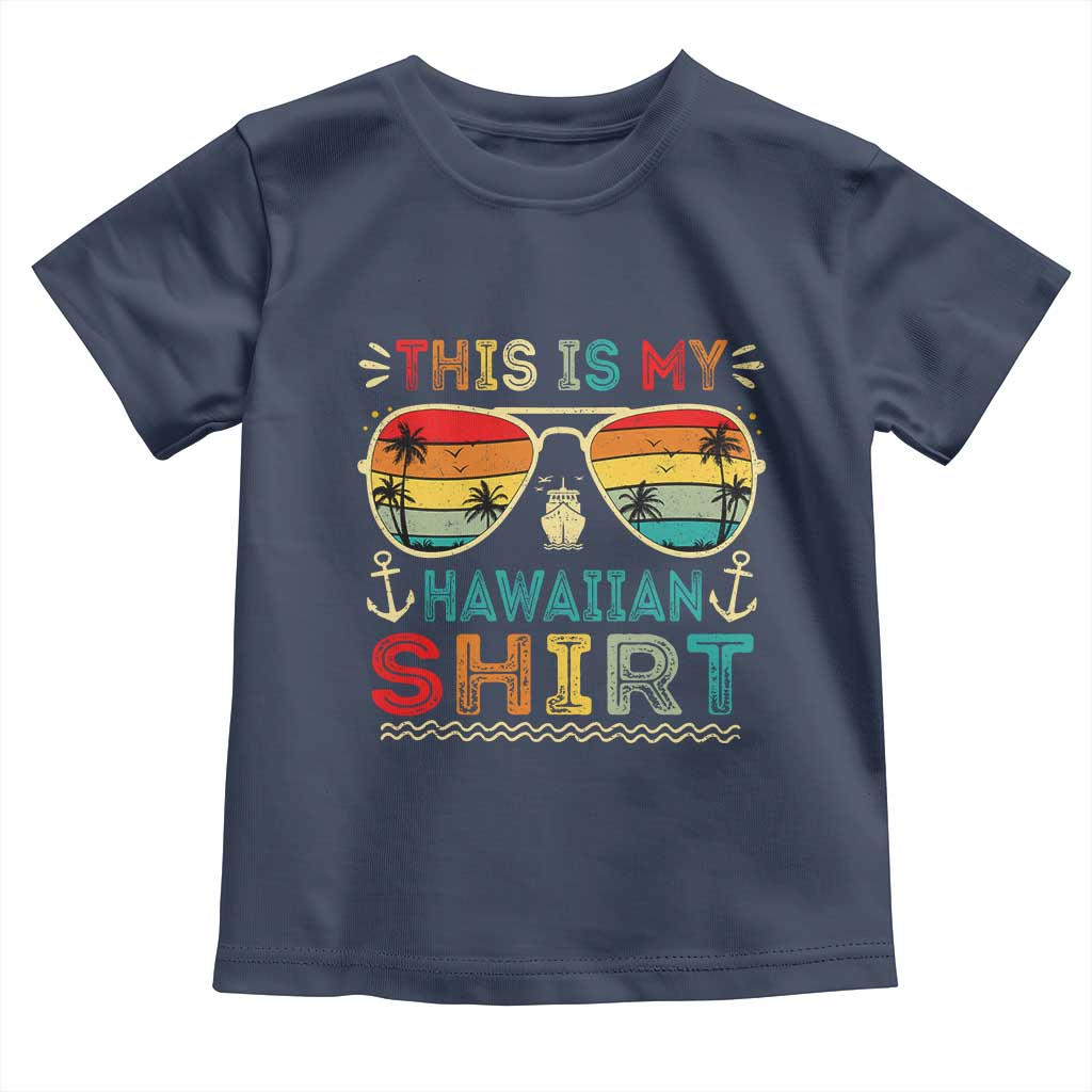 This Is My Hawaiian Toddler T Shirt Tropical Luau Costume Party Hawaii - Wonder Print Shop