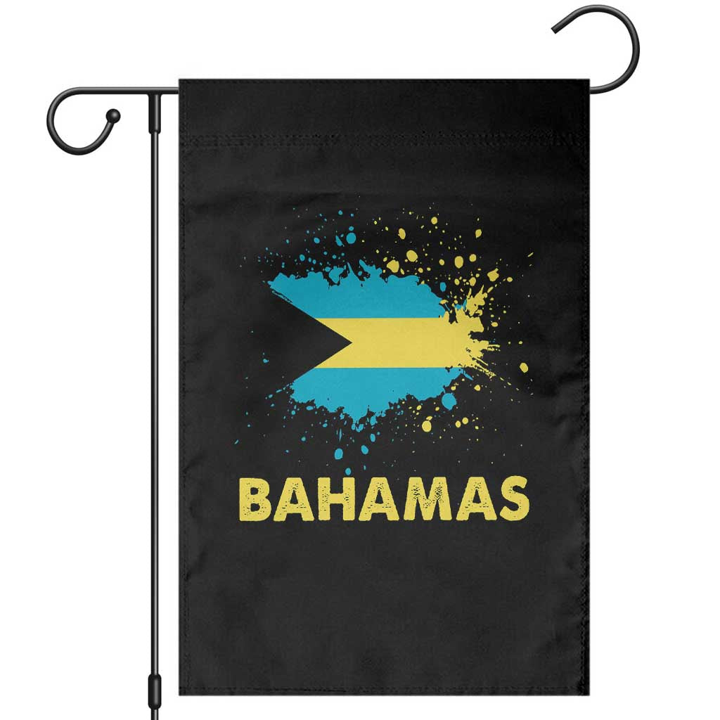 Bahamas Flag Garden Flag Retro Vintage Watercolors Sport Bahamian Gifts - Wonder Print Shop