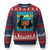Bahamian Girl Ugly Christmas Sweater Melanin Afro Messy Bun Black Woman Bahamas Flag - Wonder Print Shop