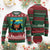 Bahamian Girl Ugly Christmas Sweater Melanin Afro Messy Bun Black Woman Bahamas Flag - Wonder Print Shop
