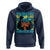 Bahamian Girl Hoodie Melanin Afro Messy Bun Black Woman Bahamas Flag - Wonder Print Shop