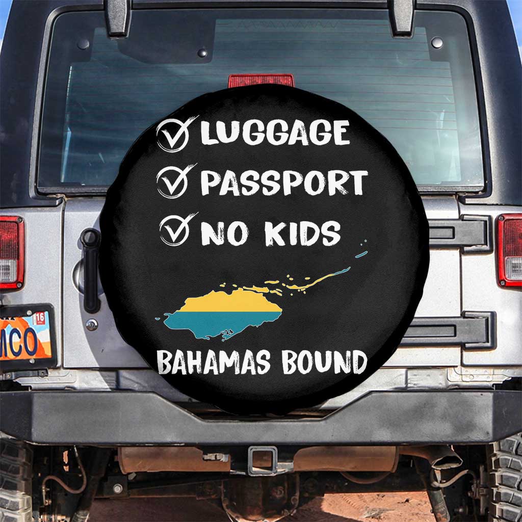 Bahamas Vacation Spare Tire Cover Funny Tropical Island Summer Travel - Wonder Print Shop